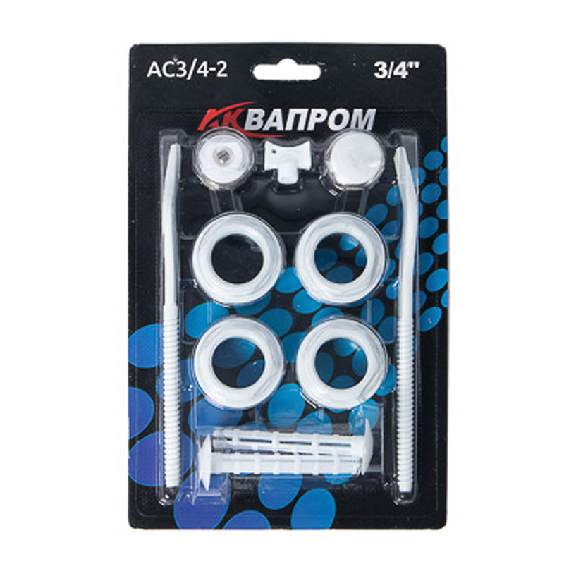 Комплект для монтажа радиатора AQUAPROM AC3/4-2 (с 2-мя кронштейнами)