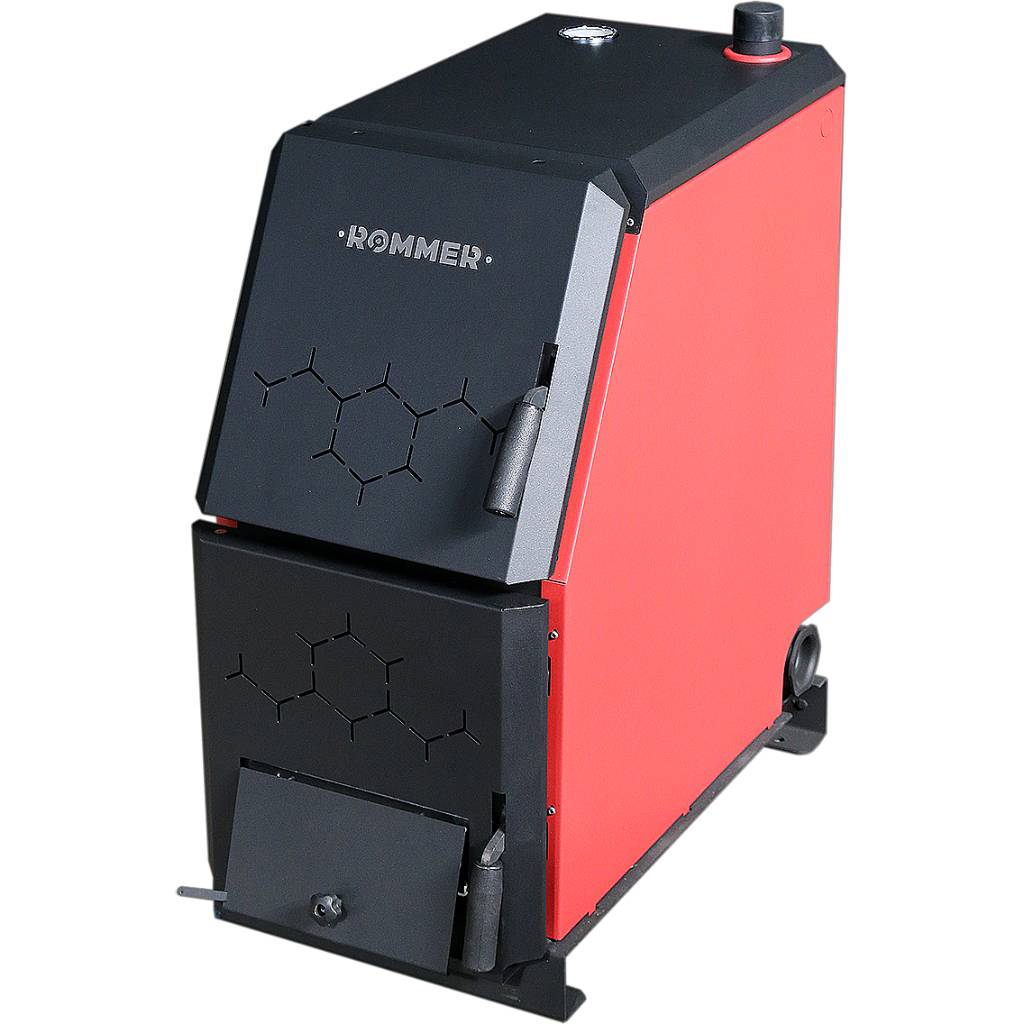 Напольный твердотопливный котел ROMMER 16 кВт