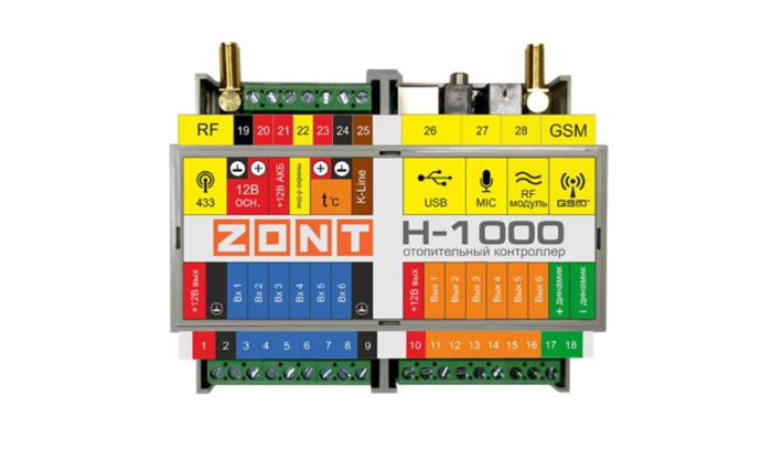 Сиситема удаленного управления ZONT H-1000