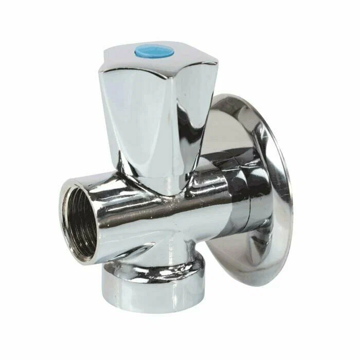 Клапан седловой 3-ходовой Aquasfera 1046 G1/2"х3/4"х1/2" Ру10 НР/ВР/ВР переходной