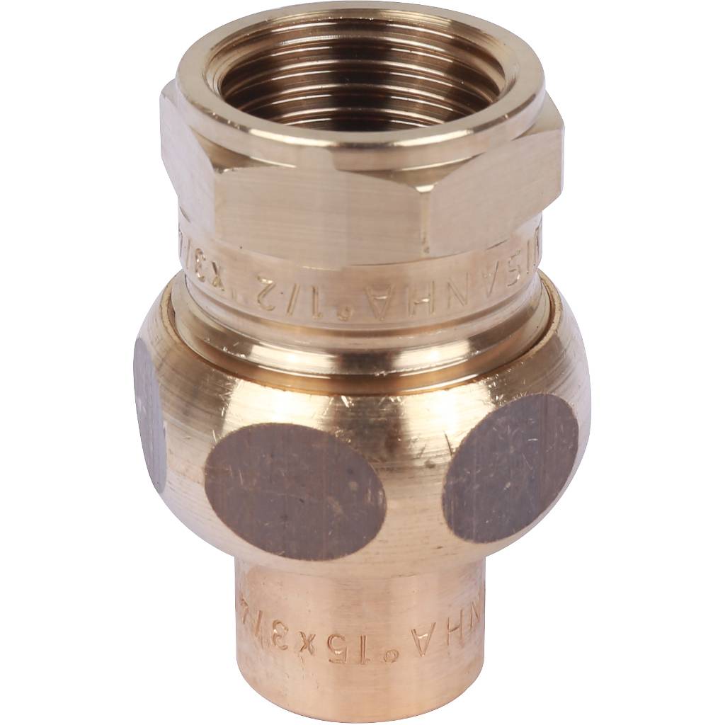 Сгон Sanha 15x1/2 ВП-ВР самоуплотняющийся под пайку 4340g бронза