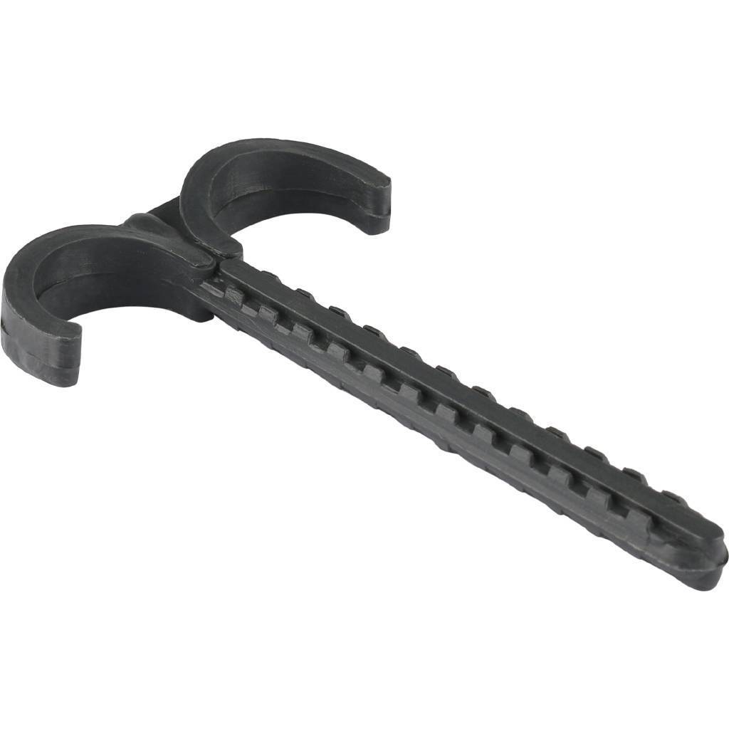 Дюбель-крюк STOUT двойной 110 мм для труб 32 мм