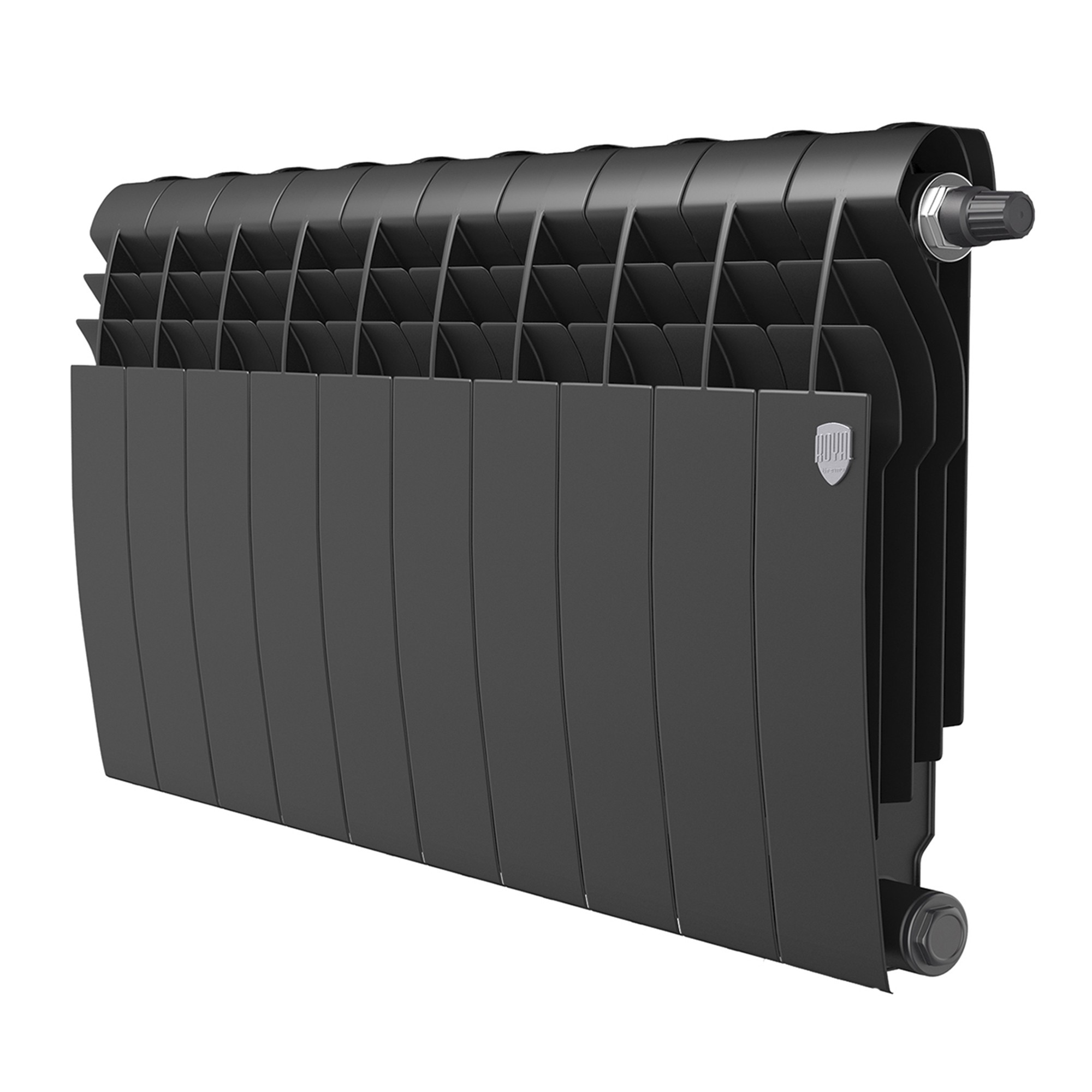 Радиатор биметаллический Royal Thermo BiLiner 350 Noir Sable VR80 - 10 секций