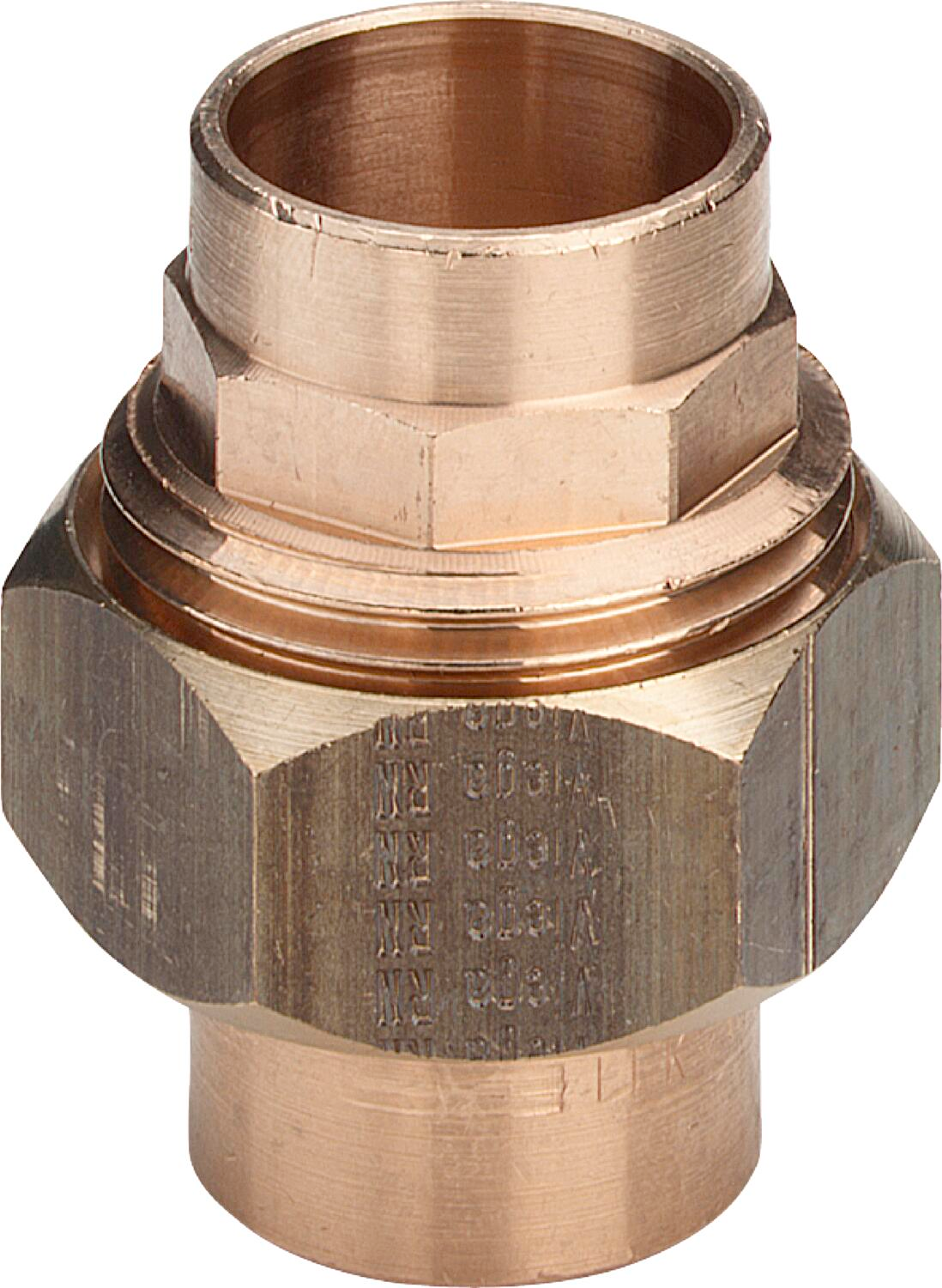 Разъемное соединение Viega под пайку бронза с коническим уплотнением DN 22