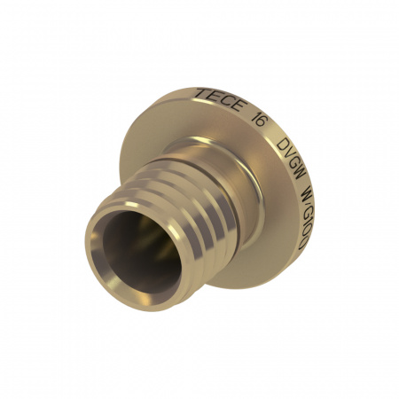 Заглушка TECE TECEflex 16 наружная резьба (латунь)
