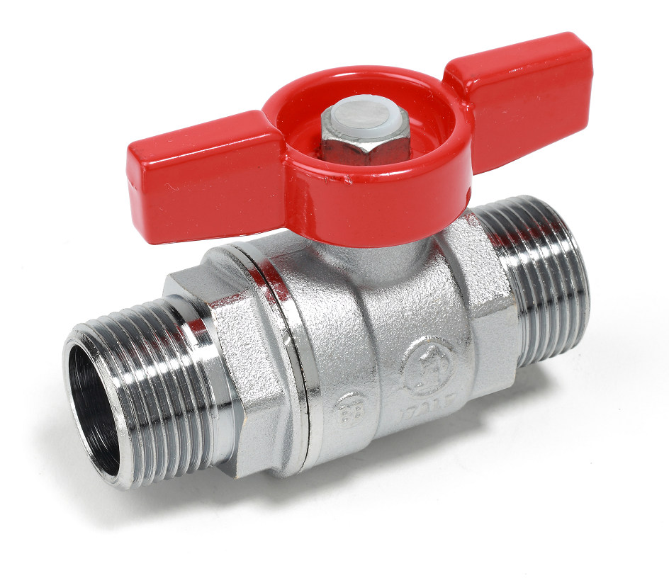 Кран шаровой Giacomini R253D Ду20 Ру42 НР стандартнопроходной (ручка-бабочка)