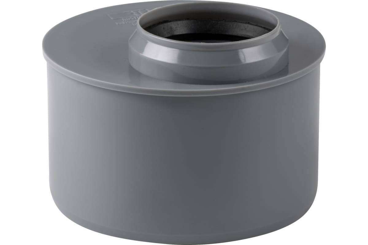 Переход (редукция) эксцентрический РосТурПласт PP-H Дн50х110 короткий для внутренней канализации 