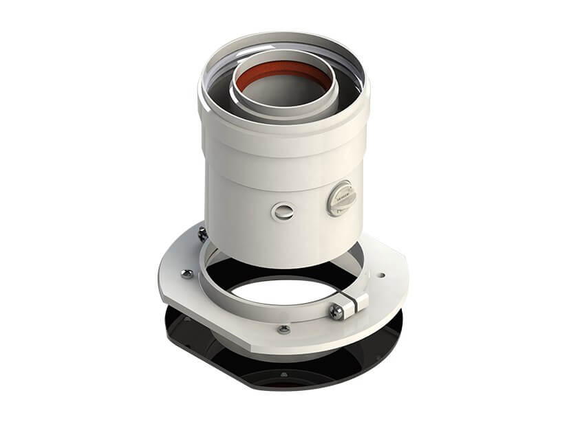 Адаптер дымохода PROTHERM 60/100 с ревизионным отверстием для котлов Рысь, Ягуар