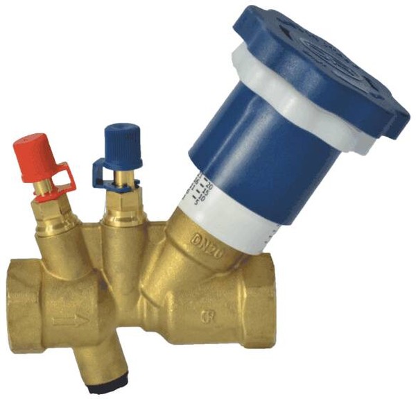 Клапан балансировочный OR Ду20 Ру25 ВР Kvs4.2 ручной с измерительными ниппелями 