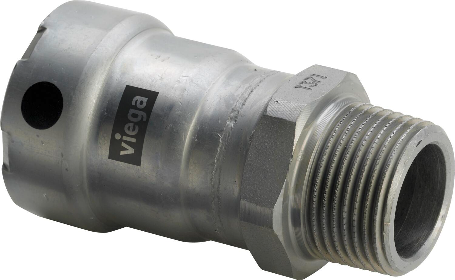 Соединительный элемент резьбовой Viega Megapress с SC-Contur DN25 R1" модель 4211