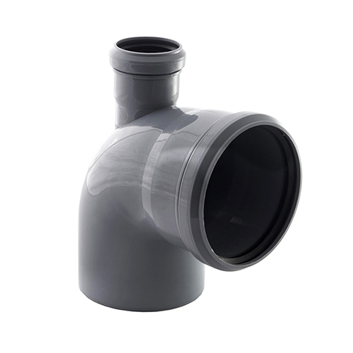 Отвод Ostendorf 110х50х90° комбинированный с дополнительным входом сверху