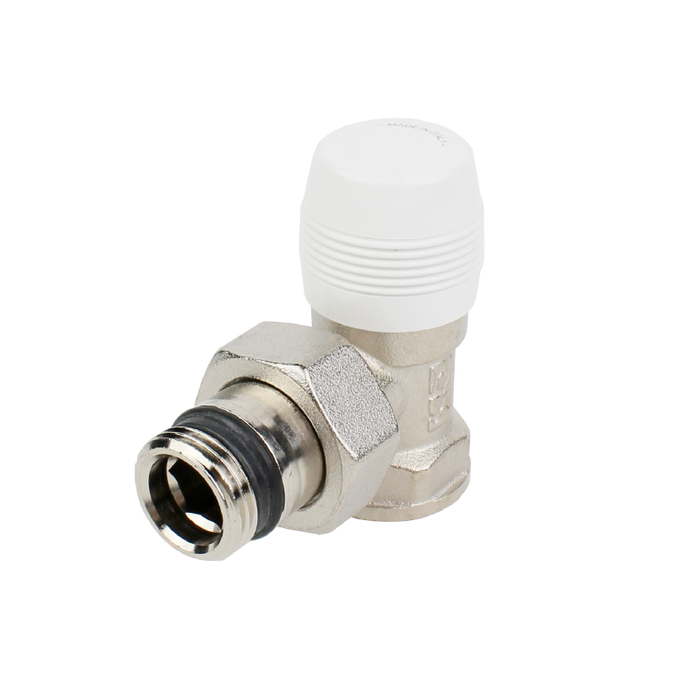 Вентиль отсекающий ELSEN 1/2"х1/2" ВН угловой (никелированный)