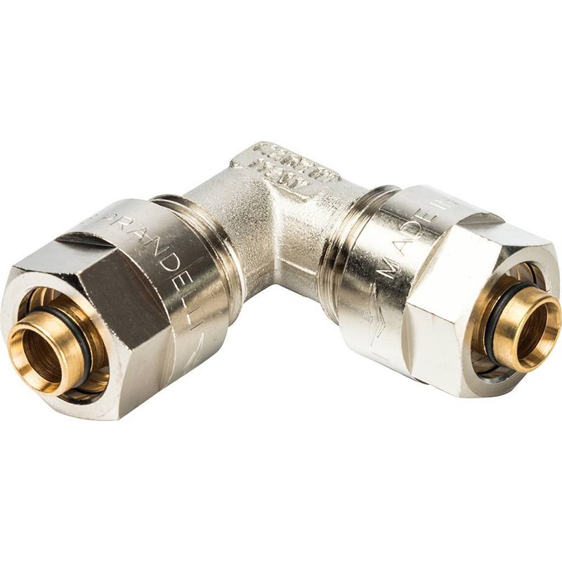 Уголок 90° Prandelli Multyrama 16х2,0 для металлопластиковых труб