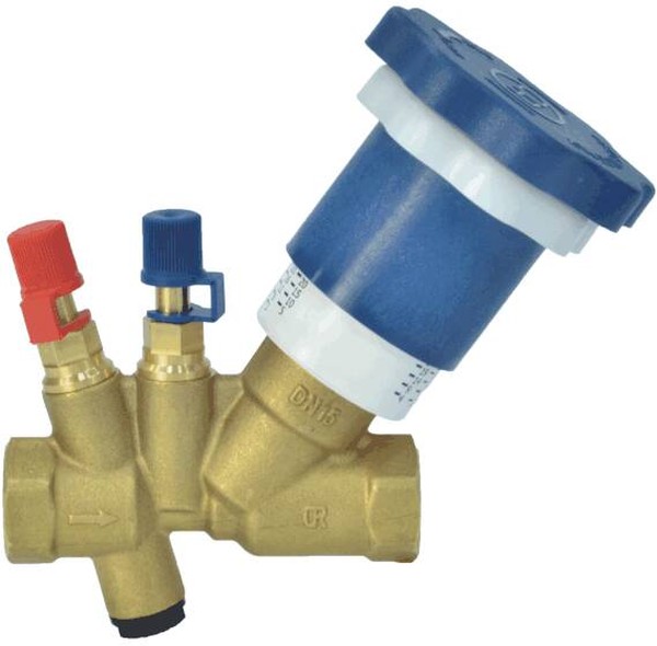 Клапан балансировочный OR Ду15 Ру25 ВР Kvs2.5 ручной с измерительными ниппелями 