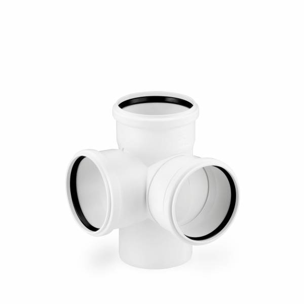 REHAU RAUPIANO max flow Крестовина двухплоскостная 90/90/90/87°