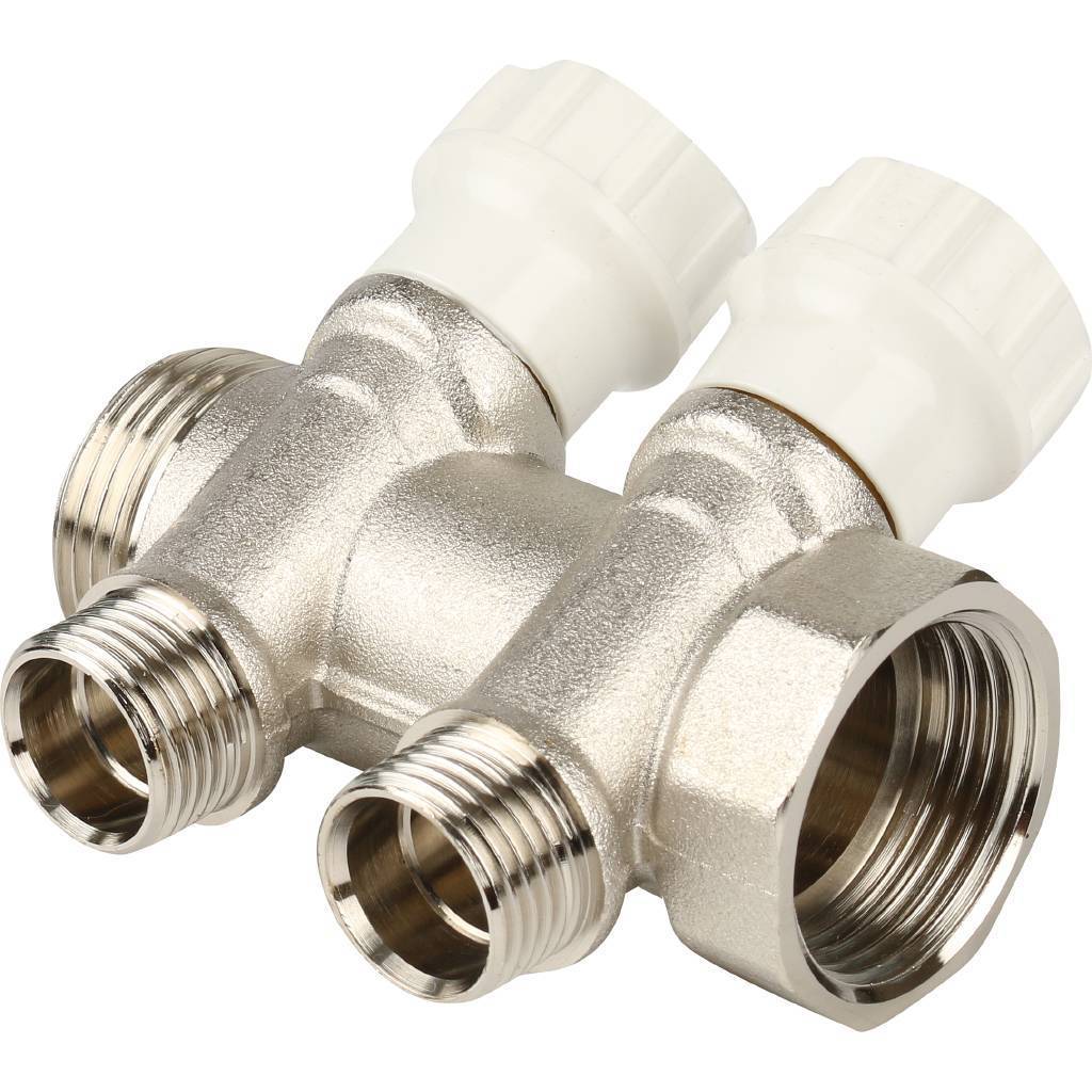 Коллектор распределительный Itap регулируемый 465/2 (1 x 1/2, 2 выхода)