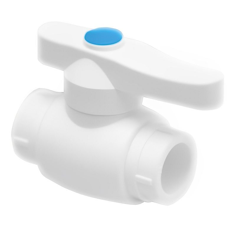 Кран шаровой РосТурПласт PP-R Дн25 стандартнопроходной