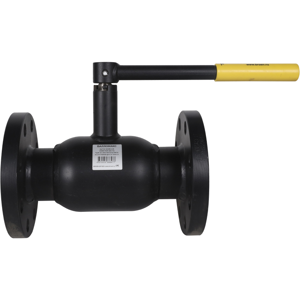 Кран шаровой BROEN Ballomax DN 65 PN 25 фланцевый стандартнопроходной КШТ 60.103.065.А.25