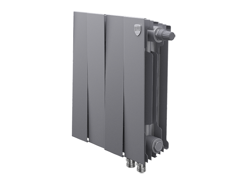 Радиатор биметаллический Royal Thermo PianoForte 300 /Silver Satin VDR x 4 секции