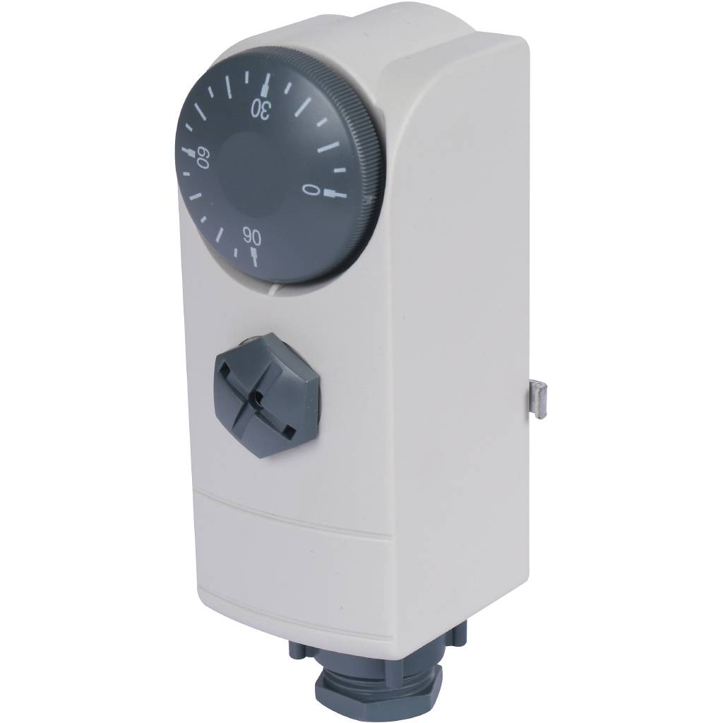 Термостат Watts WTC-ES накладной (на трубу до DN 2") регулировочная рукоятка снаружи