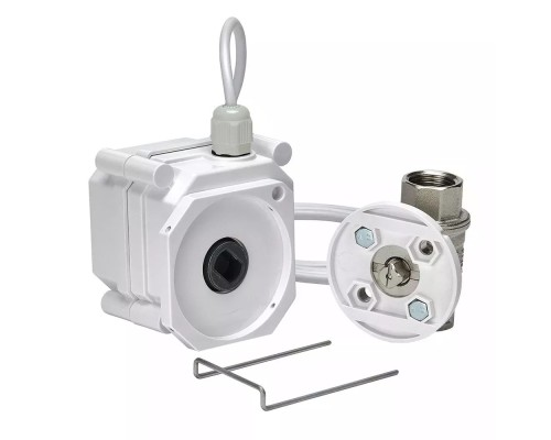 Шаровый электропривод (ШЭП) Gidrolock ULTIMATE 12V TIEMME 1/2" BS быстрый монтаж, ручное управление