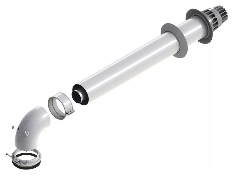 Горизонтальный комплект Buderus DN60/100 L=1000