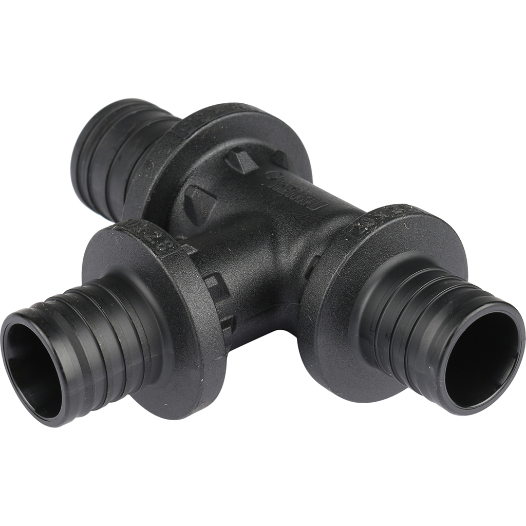 REHAU RAUTITAN Тройник с уменьшенным боковым и торцевым проходами 25-20-20 PX