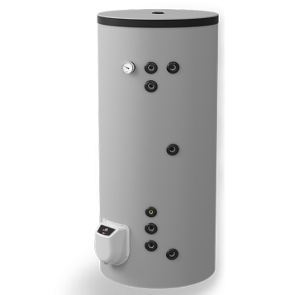 Накопительный комбинированный водонагреватель Eldom 300л (с двумя параллельными теплообменниками)