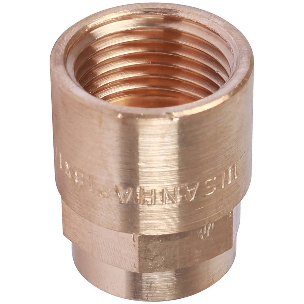 Переход Sanha 18x1/2 ВП-ВР под пайку 4270g бронза