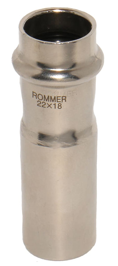 Муфта переходная ROMMER 54х35 ВПр-НПр (нержавеющая сталь)