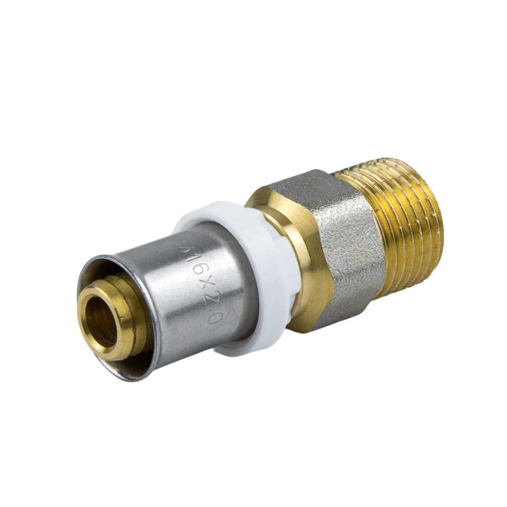 Муфта Aquasfera 8001 МП Дн16х1/2" НР/пресс ГОСТ 32415-2013