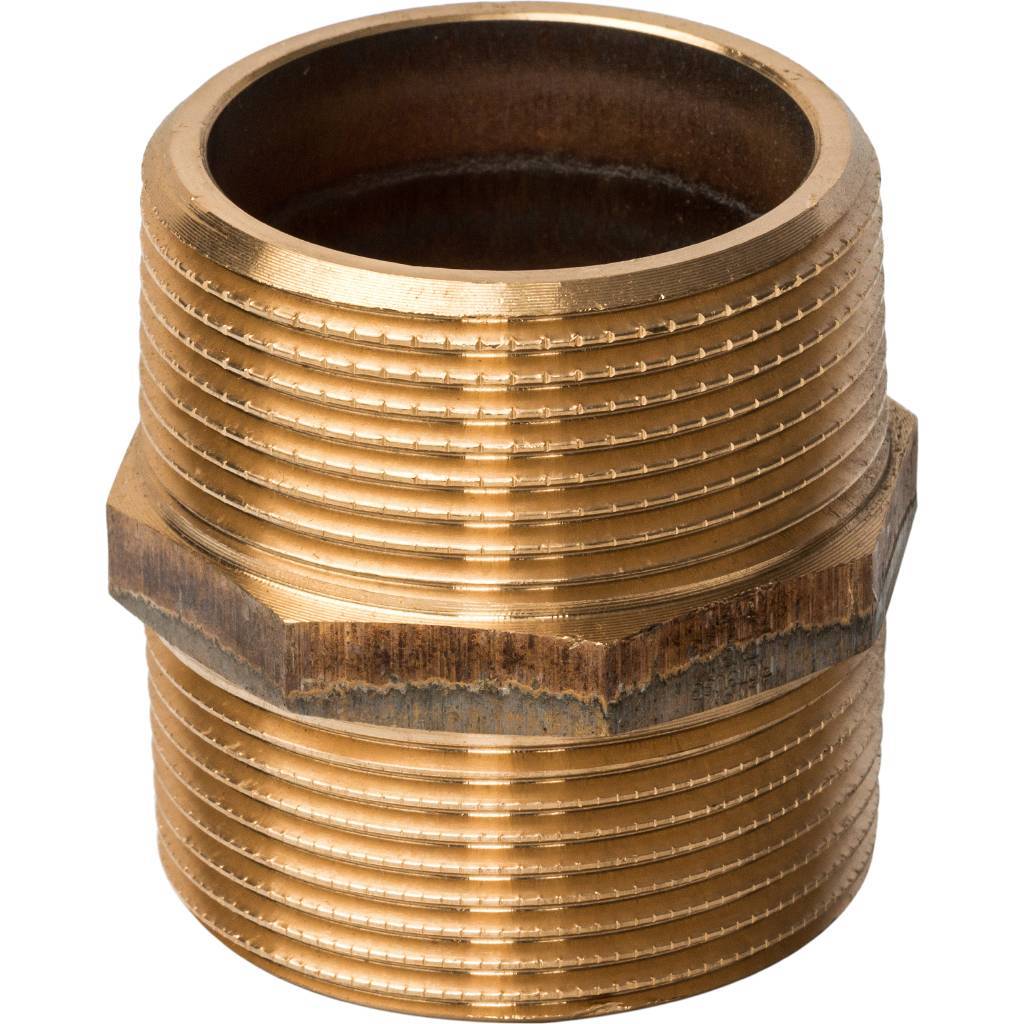 Viega 3280 Ниппель НН, 11/2, бронза