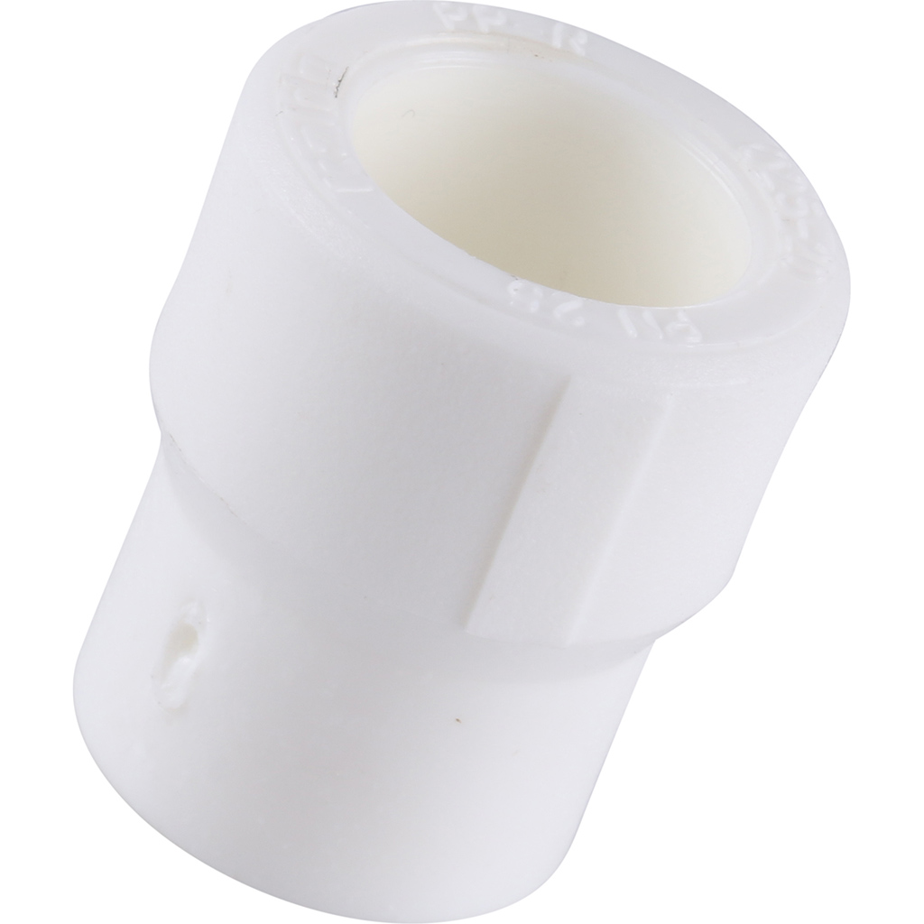 Kalde 25х20 Муфта переходная для полипропиленовых труб под сварку (цвет белый)