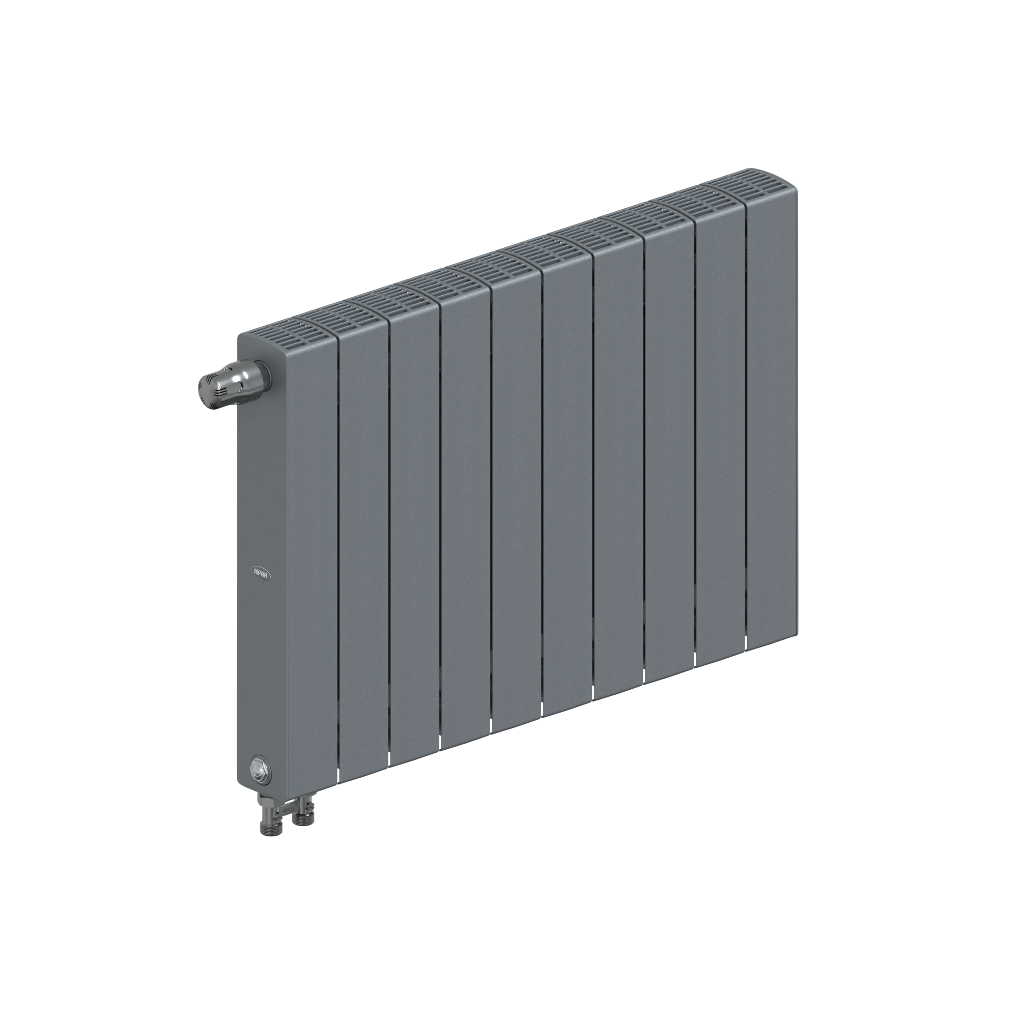 Радиатор биметаллический RIFAR SUPReMO VENTIL 500 10 секций нижнее левое подключение (Титан)