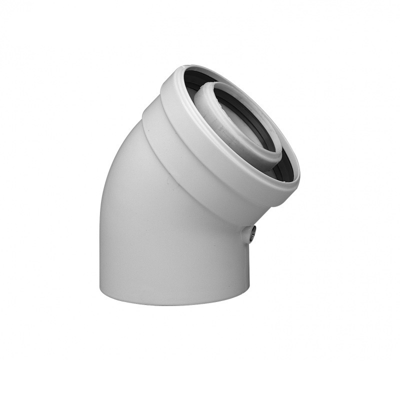 Baxi Коаксиальный отвод полипропиленовый 45°, диам. 110/160 мм, HT