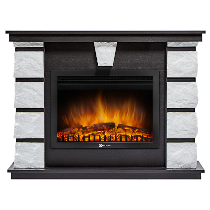 Портал Firelight Excalibur 25 (камень белый, шпон венге)