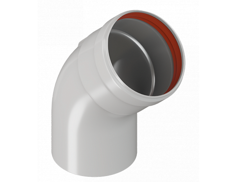 Колено Royal Thermo D80 MF 45°