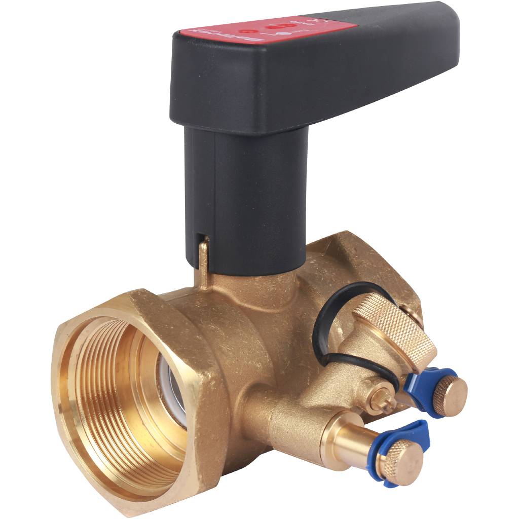 Клапан балансировочный BROEN V DN50S PN25 Kvs=34,5 м3/ч ручной резьбовой с дренажем 4851000S-00167