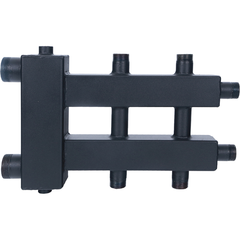 Коллектор ROMMER с гидроразделителем на 1+1+1 контура (до 85 кВт) дублер рядный