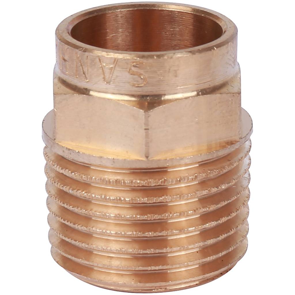 Переход Sanha 15x1/2 ВП-НР под пайку 4243g бронза
