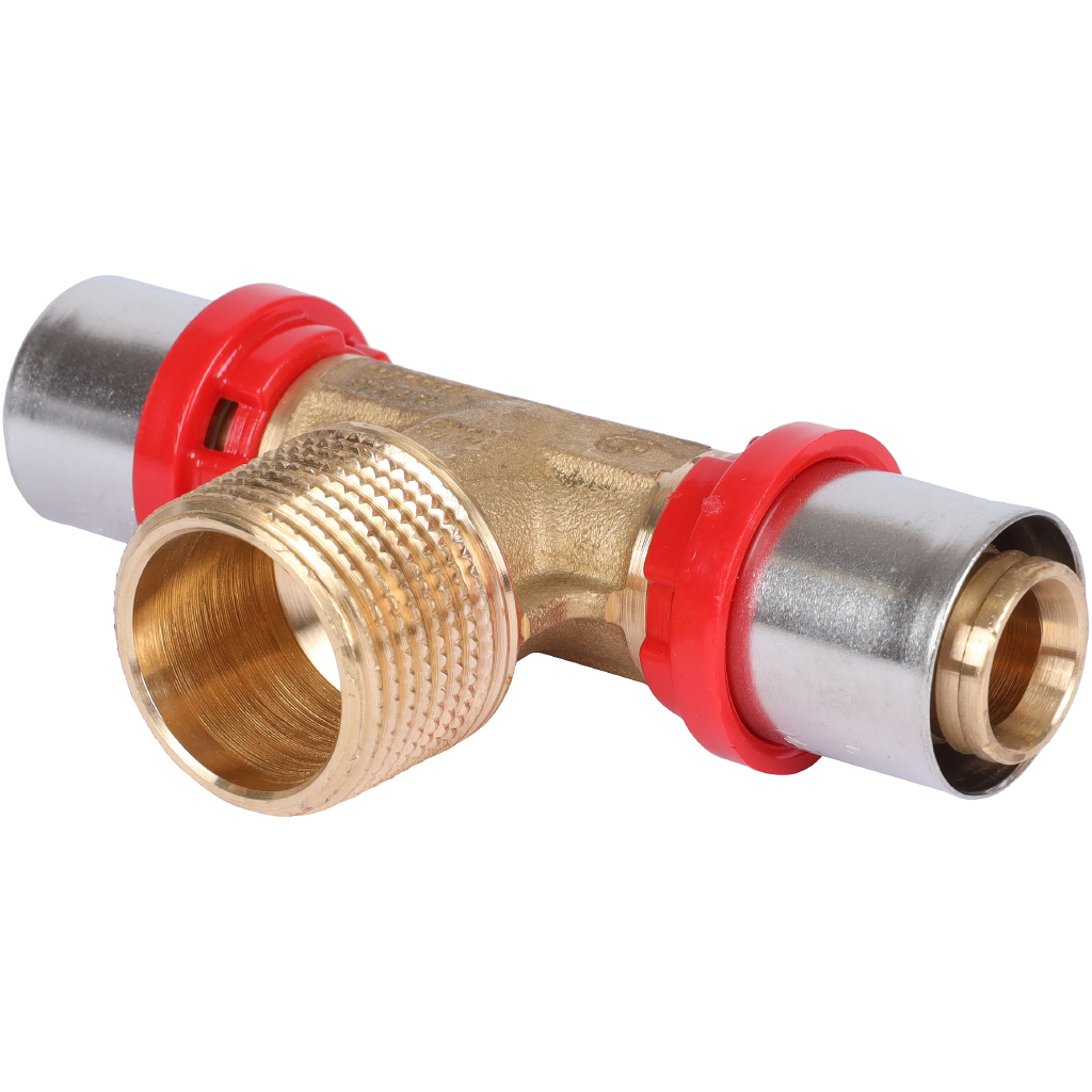 Тройник TIEMME 20х3/4"х20 с наружной резьбой