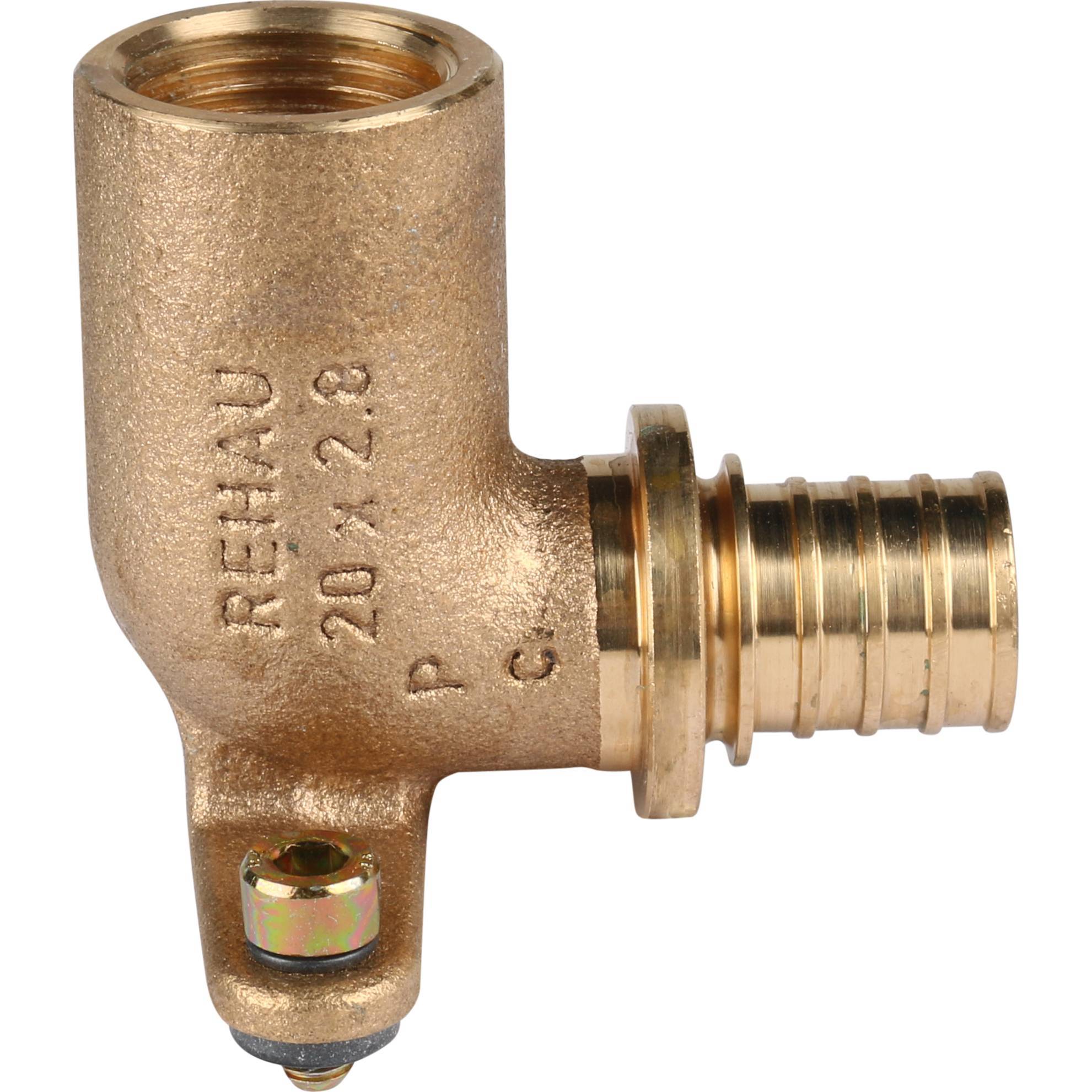 REHAU RAUTITAN Угольник настенный с длинным нарезным патрубком 20-R 1/2 RX+