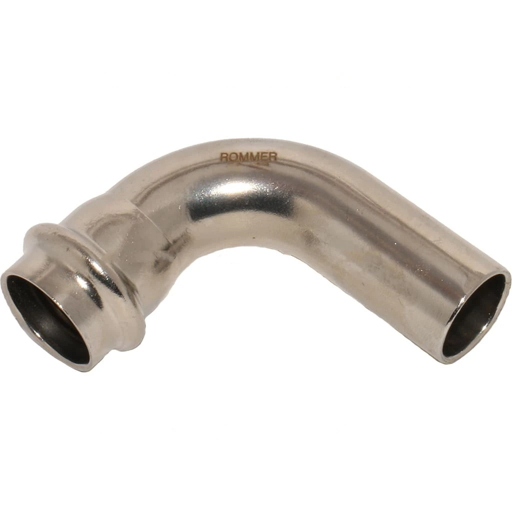 Угольник 90° ROMMER 35 ВПр-НПр однораструбный (нержавеющая сталь)
