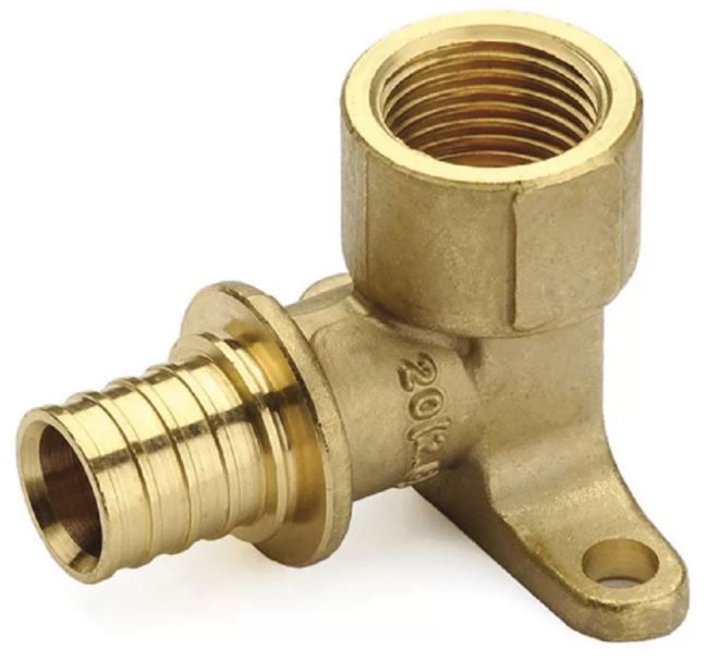 Угольник HOOBS прямой переходной настенный 20x2.8-G1/2" (ВР) удлиненный