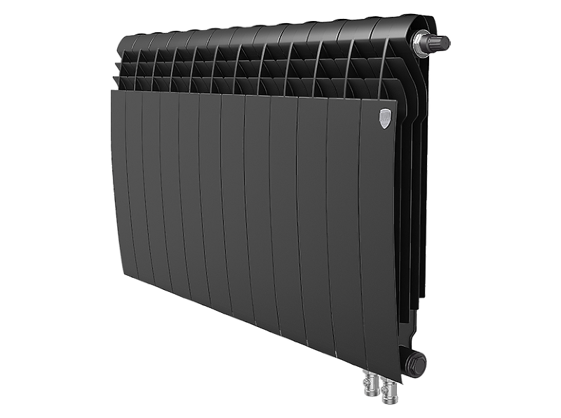 Радиатор биметаллический Royal Thermo BiLiner 500 /Noir Sable VDR x 12 секций