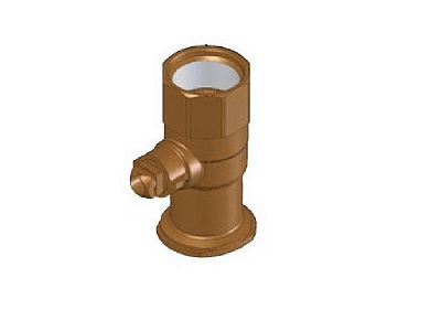 Кран шаровой Meibes FL х ВР 1 1/4" с фланцем подающей/обратной линии для насосных групп