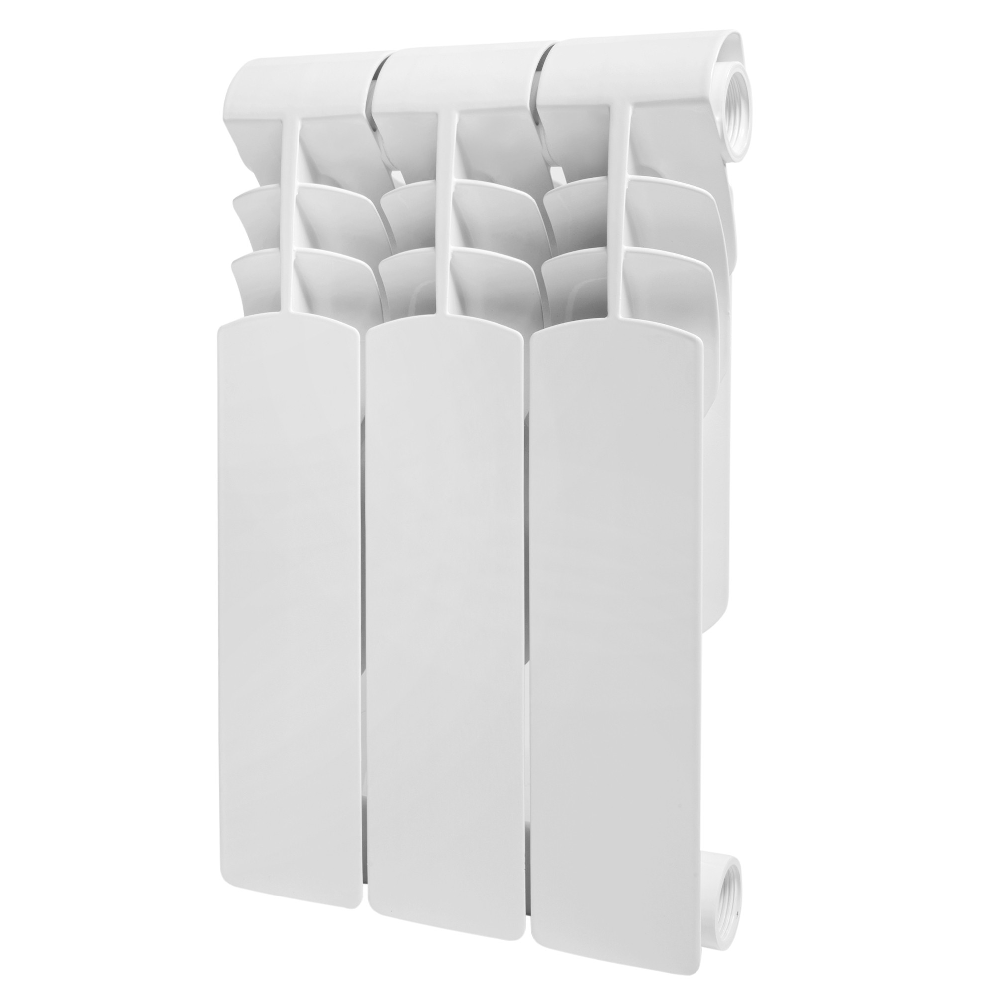 Радиатор биметаллический Royal Thermo Vittoria 350 VDR - 3 секции нижнее правое