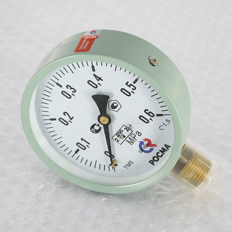 Манометр Росма ТМ-510P.00 0-0,6МПа G1/2 1,5 М2 общетехнический стандартный (радиальный)