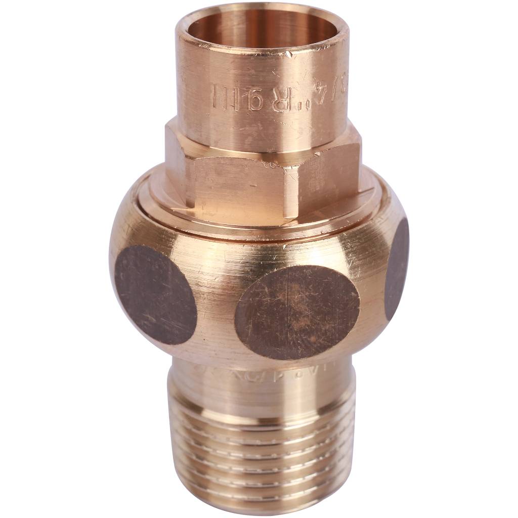 Сгон Sanha 15x3/4 ВП-НР самоуплотняющийся под пайку 4341g бронза