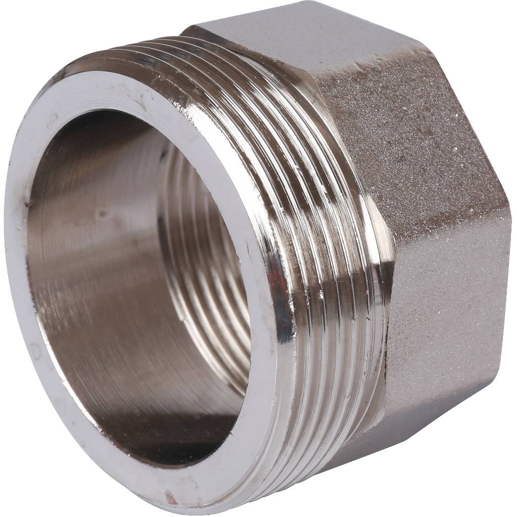 Разъемное соединение американка STOUT 1 1/2" уплотнение под гайкой по плоскости ВН (никелированное)